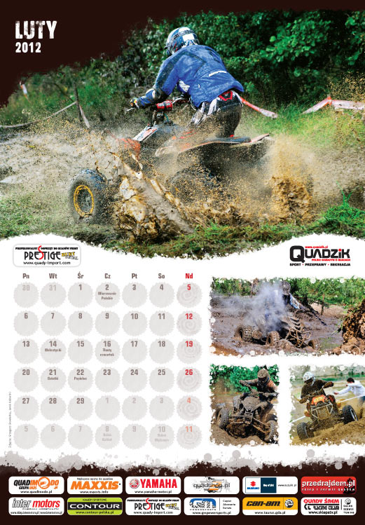 Kalendarz Quadowy 2012