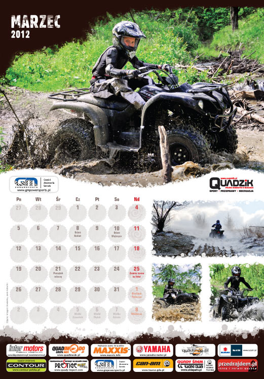 Kalendarz Quadowy 2012