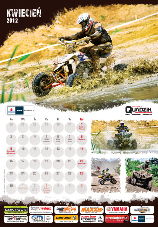 Kalendarz Quadowy 2012