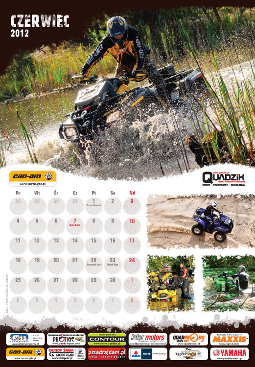 Kalendarz Quadowy 2012