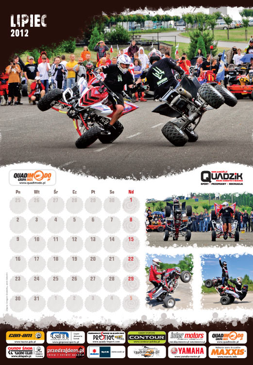 Kalendarz Quadowy 2012
