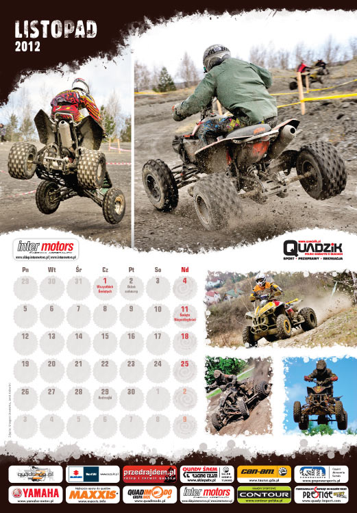Kalendarz Quadowy 2012
