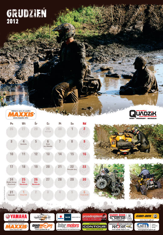 Kalendarz Quadowy 2012